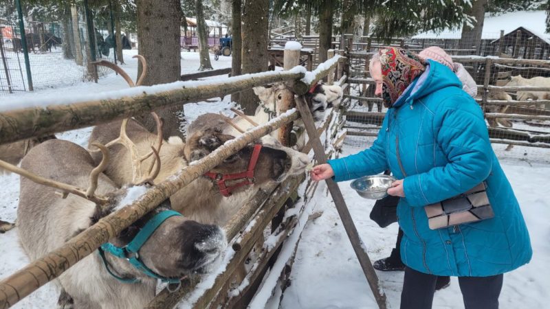 Рузские пенсионеры побывали в контактном зоопарке