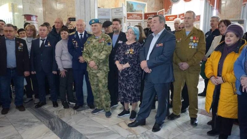 В ЦВТ имени М.А. Лиходея в Рузском муниципальном округе состоялось открытие областной выставки «Подвиг продолжается»