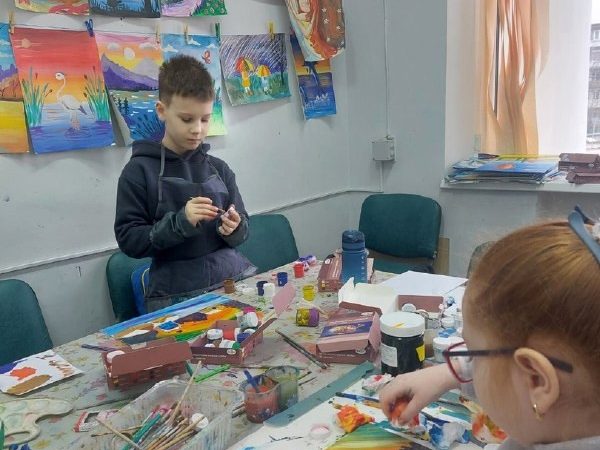 В Дорохово прошел мастер-класс «Зимний вечер»