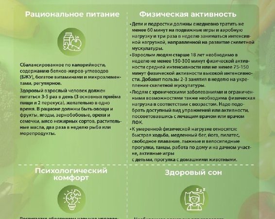 Ружанам о правилах ЗОЖ, предотвращающих развитие новообразований