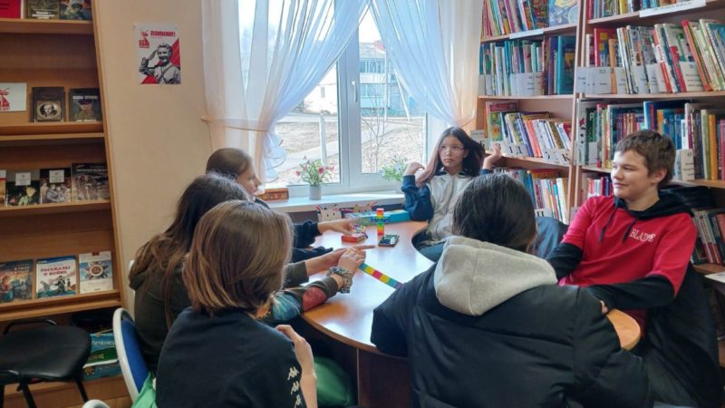 Юные орешковцы вспоминали свои любимые стихи