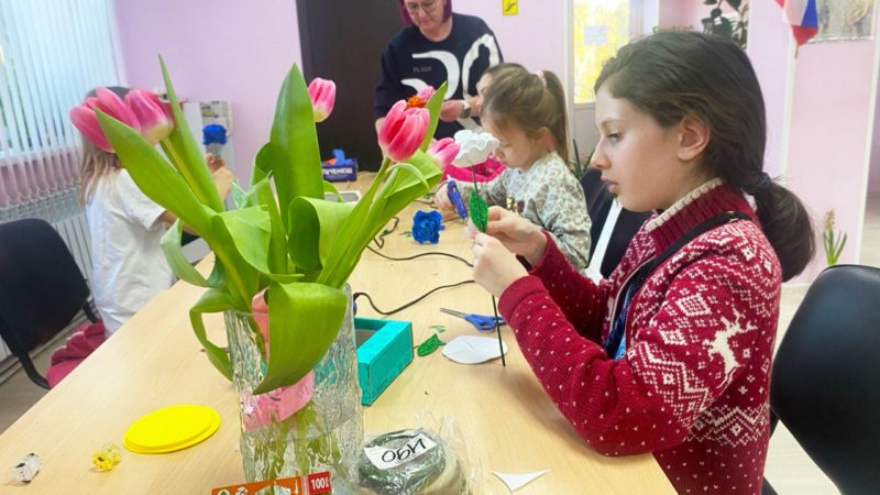 В Горбово прошел мастер-класс «Роза»