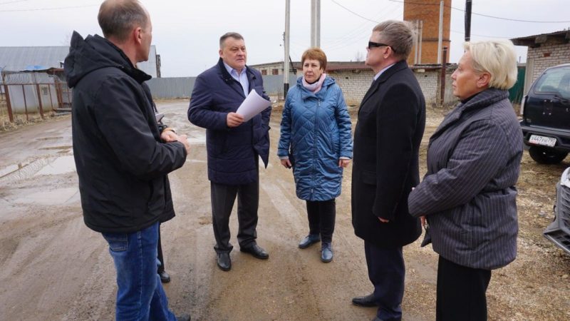 Заместитель главы Рузского округа сообщил о поездке в Космодемьянский по вопросу ненадлежащей работы системы водоотведения