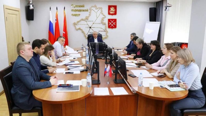 В Рузском округе ведутся работы по уборке общественных и дворовых территорий