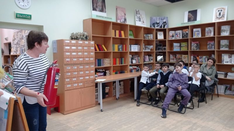 В Тучковской библиотеке прошёл час безопасности