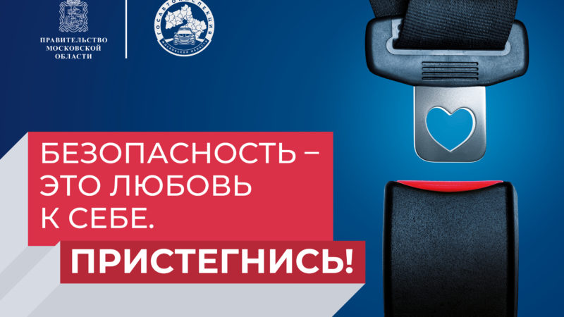Госавтоинспекция Подмосковья усилит контроль за использованием ремней безопасности в автомобиле