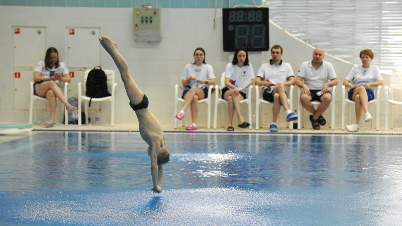 В Рузе прошли Всероссийские соревнования по прыжкам в воду
