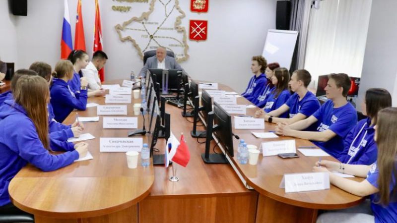 Рузские молодогвардейцы вместе с главой обсудили планы на будущее округа