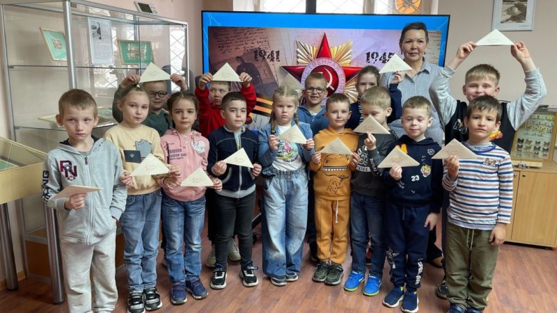 Рузские дошкольники побывали в краеведческом музее на патриотическом мероприятии