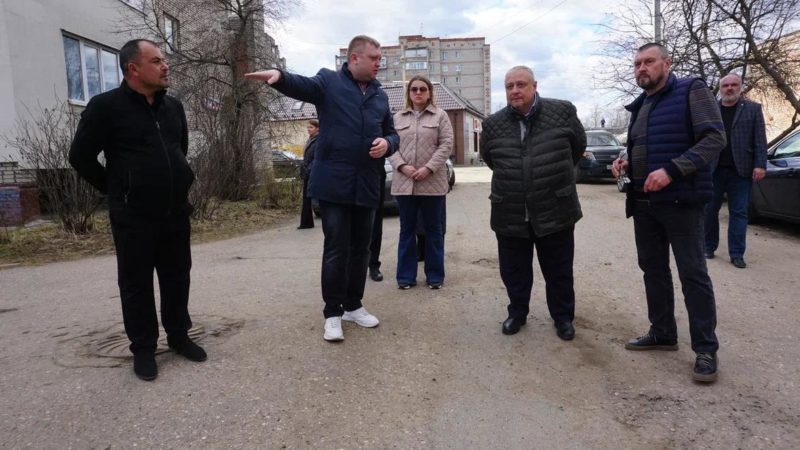 Глава Рузского округа провёл обходы территорий муниципалитета