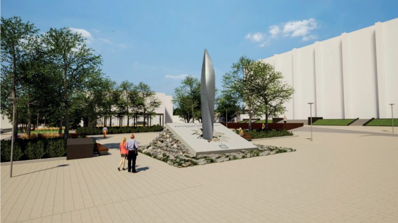 В центре Рузы появится стела, олицетворяющая стойкость и непоколебимый дух защитников города