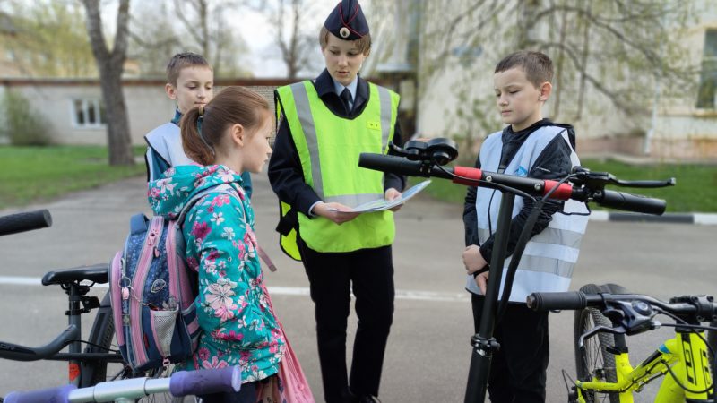 Рузским школьникам-велосипедистам – о безопасности передвижения
