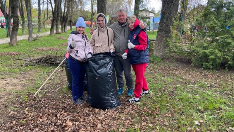 В Рузском округе прошел общеобластной субботник