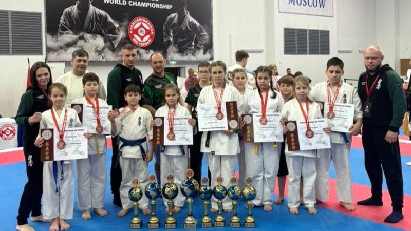 Россыпь медалей привезли с чемпионата мира по кекусинкай карате рузские спортсмены