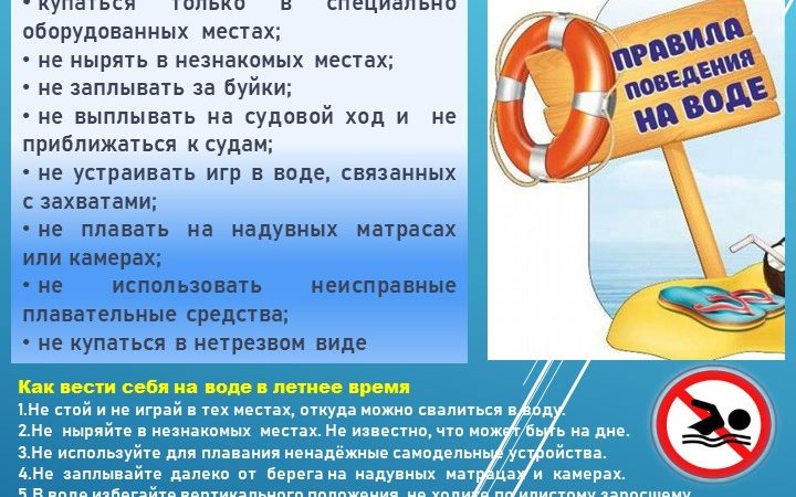 Ружанам – о правилах поведения на водных объектах