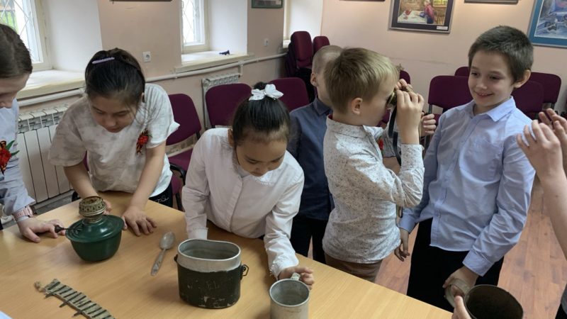 Для рузских школьников провели занятие «Победный май»