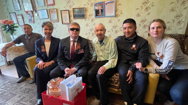 «Единая Россия» поздравила ветерана Великой Отечественной войны ружанина Николая Скворцова