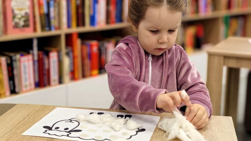 Маленькие ружане изучали домашних животных в библиотеке