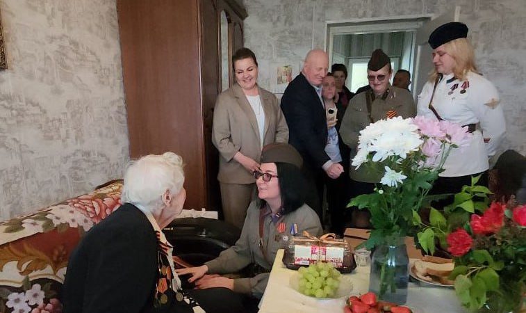 Ветеран Великой Отечественной войны Екатерина Чернявская отметила 98-летие