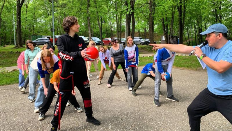 Ружане семьями соревновались на «Городке»