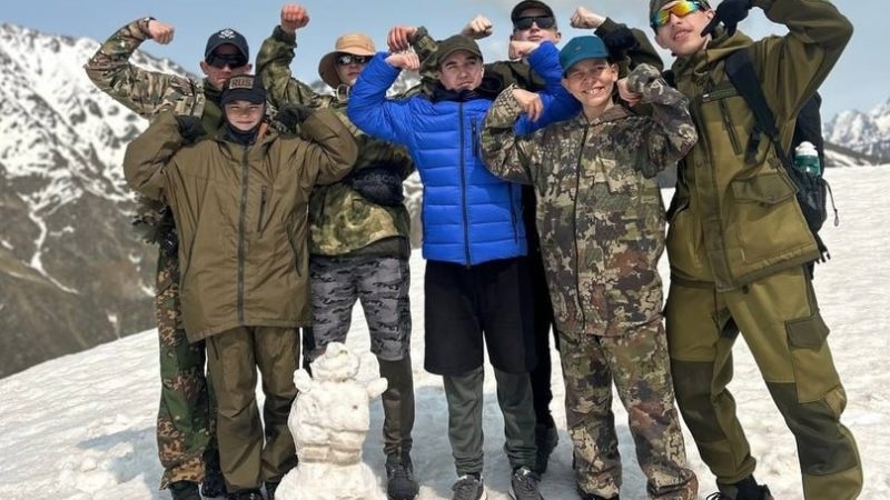 Рузские юнармейцы завершили курс подготовки в горах