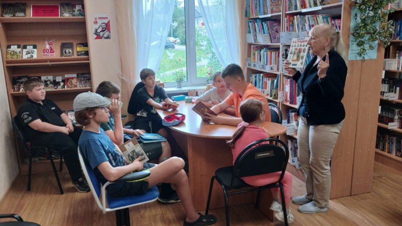 Юные орешковцы участвовали в  литературной игре