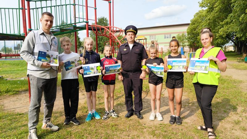 Юным ружанам на каникулах напоминают о дорожной безопасности