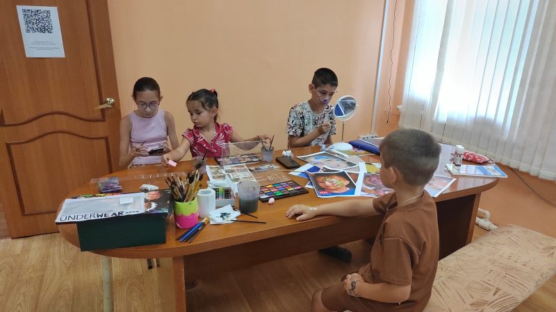 В Сытьковском СДК состоялся мастер-класс по аквагриму