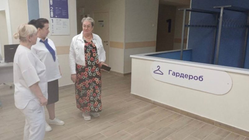 В Рузской поликлинике завершился ремонт входных групп