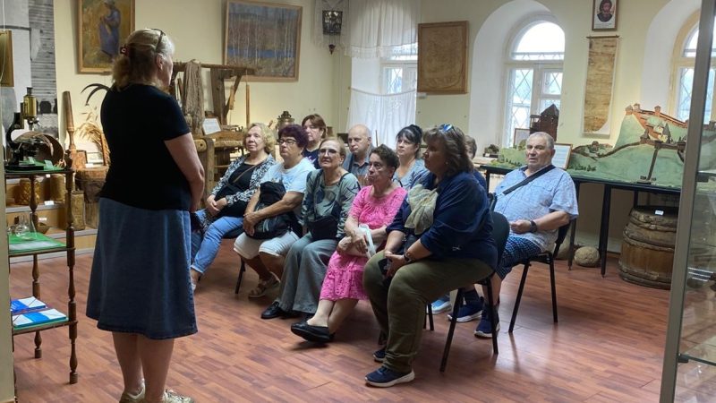 В Рузском музее пошла экскурсия для сотрудников московского научно-практического центра
