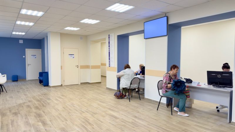 В поликлинике Рузы открылась обновлённая входная группа   