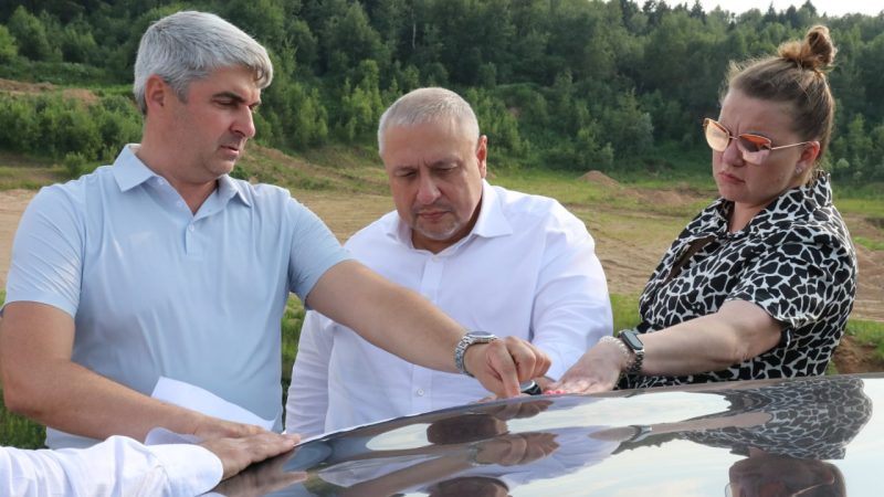 В Тучково продолжается капитальный ремонт объездной дороги  