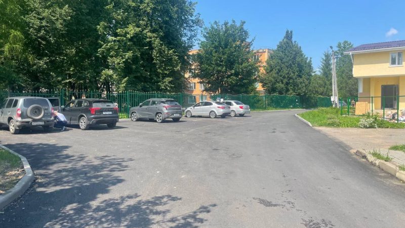 Подъезд к Рузской больнице стал комфортнее