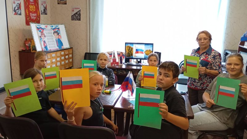 В Покровской библиотеке провели патриотический час