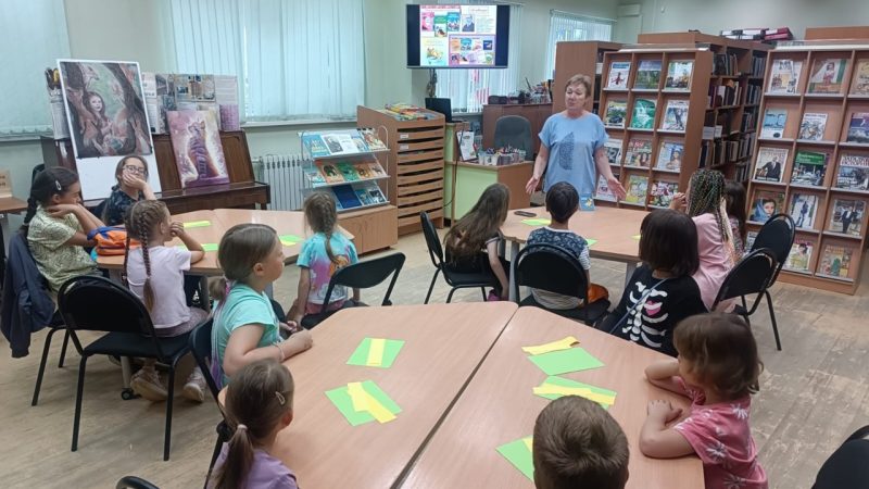 В Тучковской библиотеке прошёл мастер-класс по рассказу Бориса Житкова