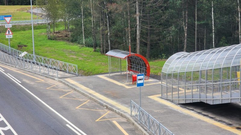 В Рузском округе появился надземный пешеходный переход через Минское шоссе