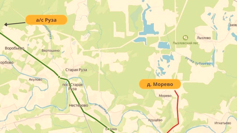 Из Морево в Рузу и Тучково – на автобусе