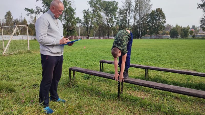 Нормативы ГТО сдавали кадеты