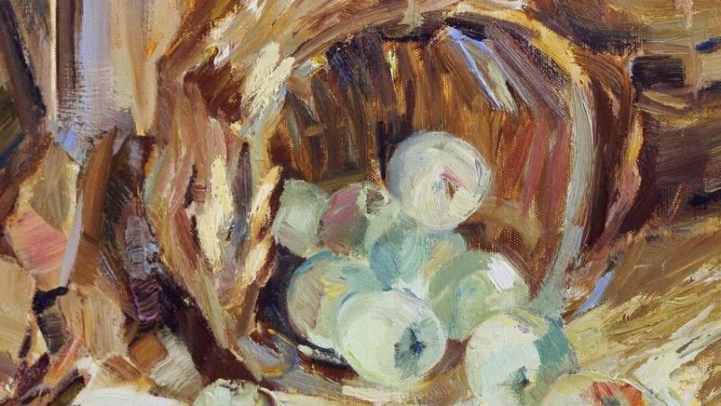 Юные тучковцы посетили выставку живописи Зои Кирилловой