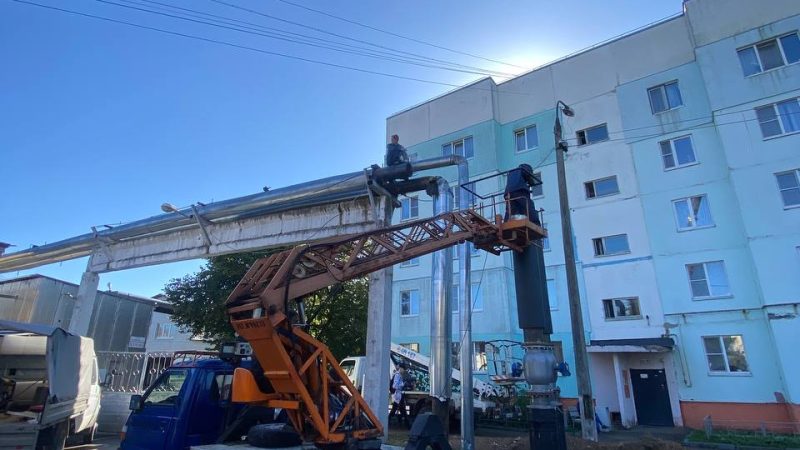 В Рузе вводят в эксплуатацию новые магистральные сети  