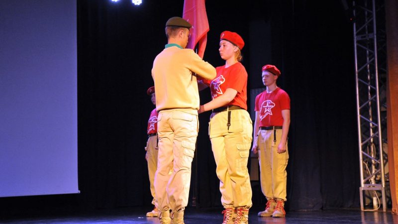 В Тучково прошла церемония передачи символов военно-патриотической эстафеты «Салют Победе!»