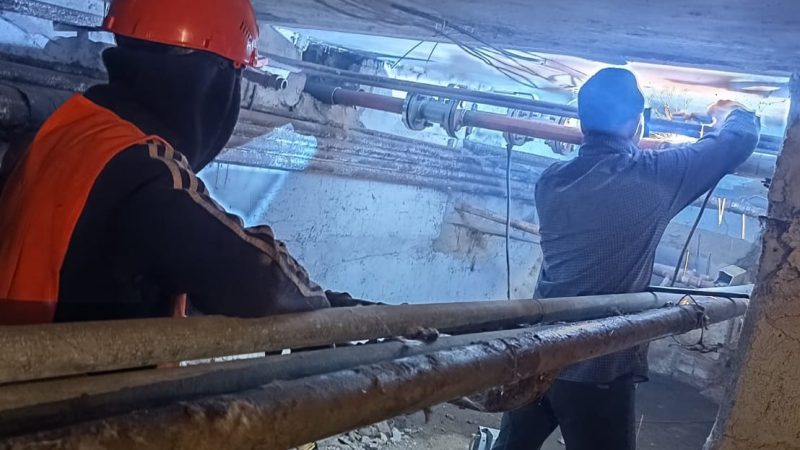 В Рузе активно ведутся работы по наладке системы отопления