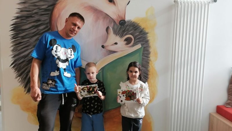 В Рузе прошел мастер-класс «Осенний листопад»