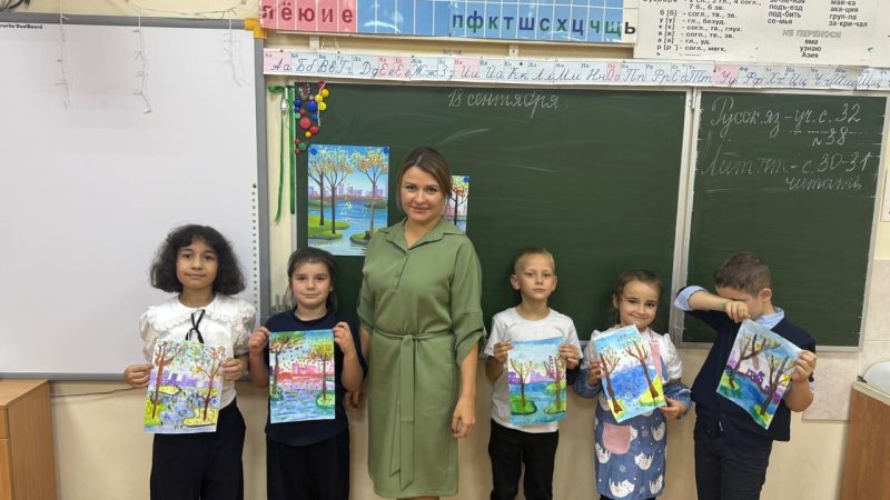 В Дорохово прошел мастер-класс «Осенний город»