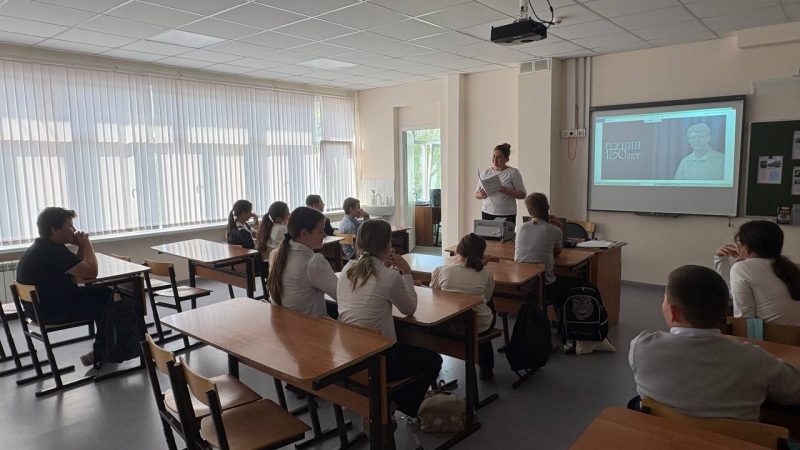 Никольским школьникам – о Сергее Есенине