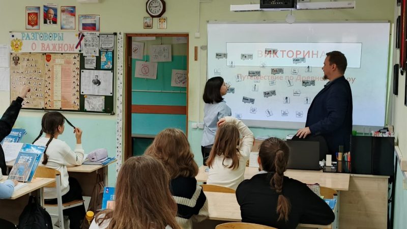 В интересной викторине по истории Древнего Египта участвовали рузские школьники