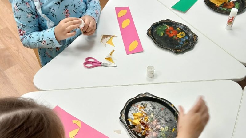 Творческое занятие в подготовительной группе гимназии Рузы