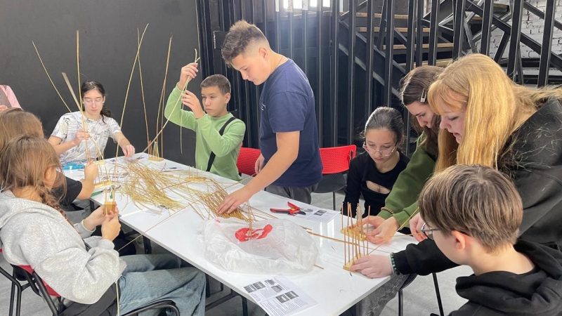 Ученики Нестеровского лицея открыли для себя тайны рузского лозоплетения