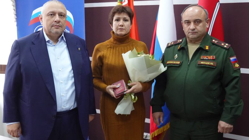 В Рузском муниципальном округе вручили Ордена мужества родственникам погибших героев СВО