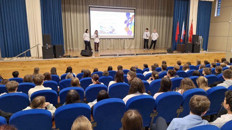 Профориентационная встреча прошла в Тучковской школе №1